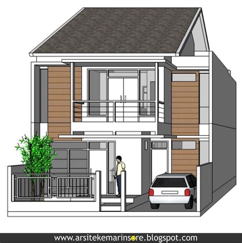 Desain rumah 1 lantai, lebar 10 meter. 74 Gambar Desain Tampak Depan Rumah Minimalis 1 Lantai ...