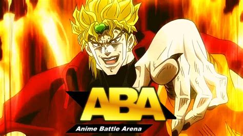 Za Warudo The Aba Dio Brando Experience In Anime Battle Arena Roblox