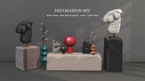 Decoration Set From Leo 4 Sims • Sims 4 Downloads