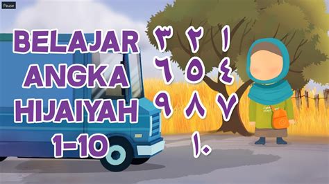 belajar angka dalam bahasa arab 1 sampai 10 ( learn arabic numbers 1 to 10 ) - YouTube