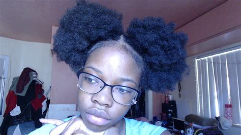 How To Do Two Puffs On Natural Hair Youtube