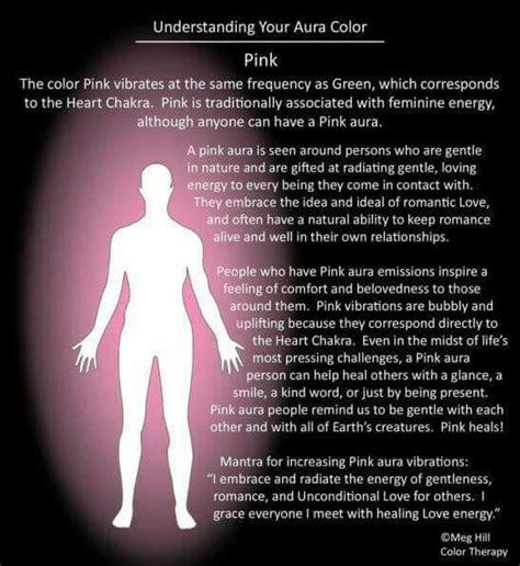 Understanding Your Aura Color Pink Aura Colors Aura Colors Meaning