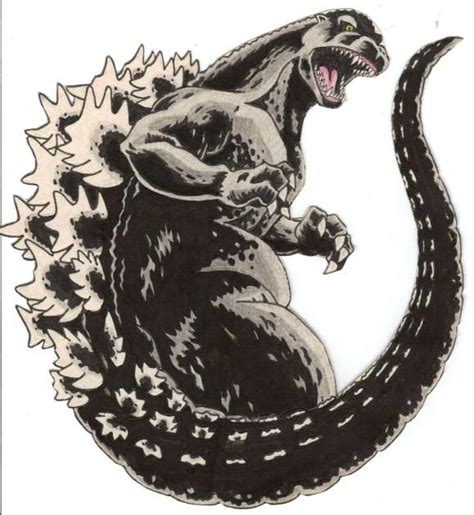 Godzilla Tattoo Design By Kingoji On Deviantart Godzilla Toys Kong