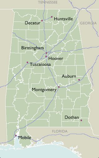 City 5 Digit Zip Code Maps Of Alabama
