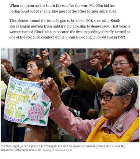 Kim Bok Dong Wartime Sex Slave Who Sought Reparations For Koreans Dies At 92canada Alpha 加拿大史維會
