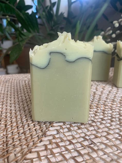 Bergamot Patchouli Essential Oil Cold Process Soap French Green Clay