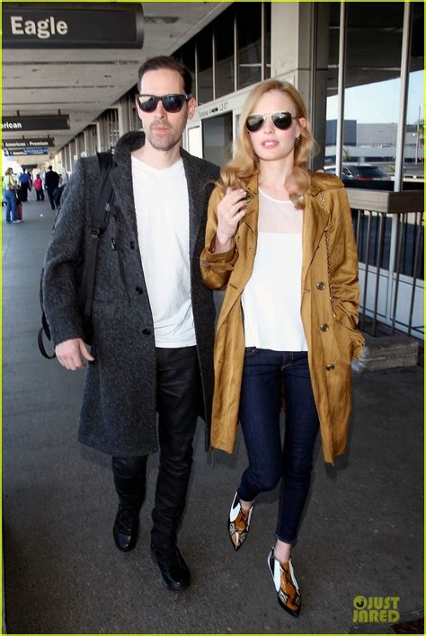 Celeb Diary Kate Bosworth Touching Down At Lax Airport Accompanied By Her Husband Michael Polish