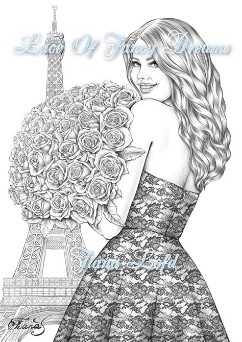 Paris City Of Love Pdf Coloring Page Clowncoloringpages
