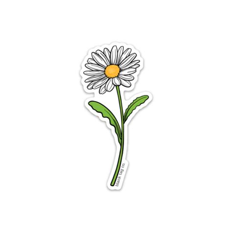 The Daisy Sticker Cute Laptop Stickers Bubble Stickers Phone Stickers