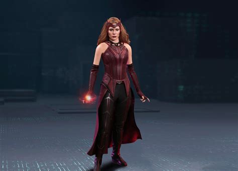 Marvels Avengers Fan Art Imagines Wandavision Scarlet Witch Skin