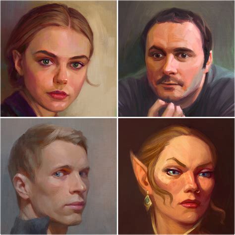 Realistic portrait - Artists&Clients