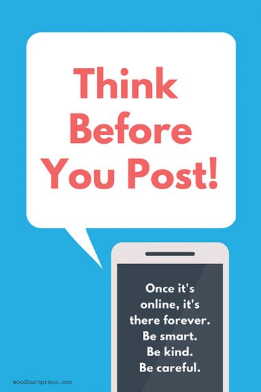 Think Before You Post