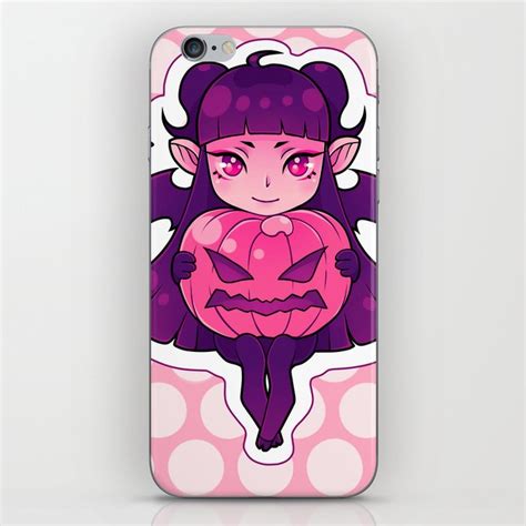Anime Chibi Halloween Iphone Skin By Koshetz Society6