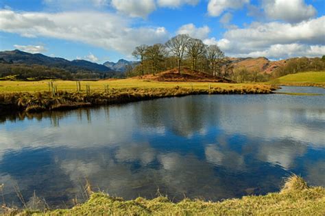 The River Brathay In The Great Langdale Valley Lake District Canvas Print