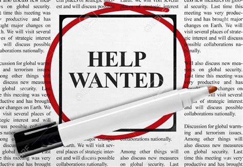 Write A Good Help Wanted Ad - The best estimate connoisseur | Help wanted ads, Help wanted 