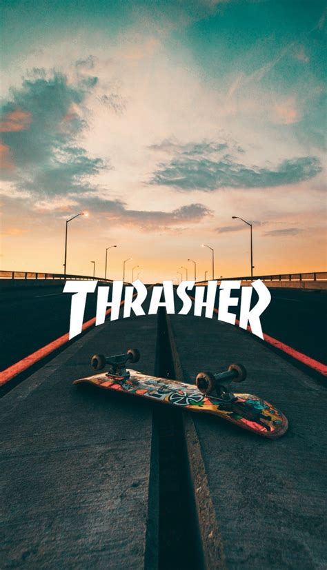 Thrasher Skate Wallpapers On Wallpaperdog