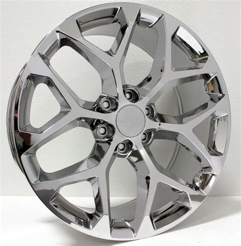 Buy Chrome 22 Snowflake Wheels Rims For Chevy Silverado Suburban Tahoe