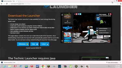 How To Install Technic Launcher On Windows Youtube