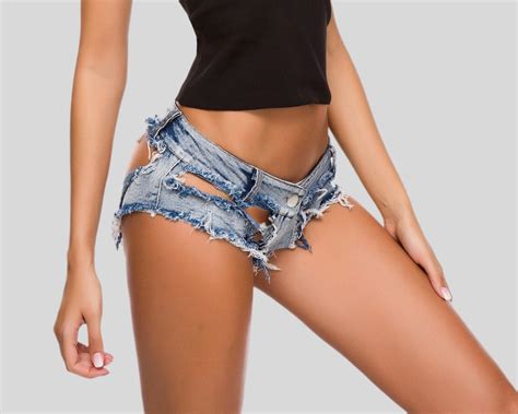 Ripped Denim Shorts Women Sexy Jean Shorts Booty Shorts Summer Mini
