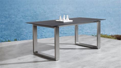 Element 6 Outdoor Stainless Steel Dining Table Lavita Furniture