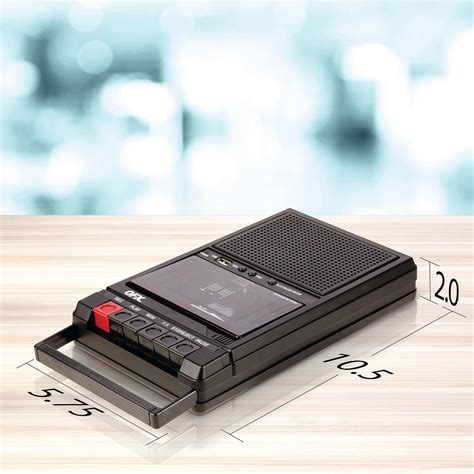 Buy Qfx Retro 39 Portable Shoebox Tape Recorder Analog Cassette Tape