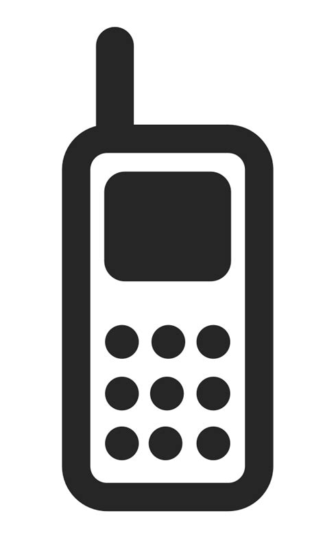 Onlinelabels Clip Art Mobile Phone