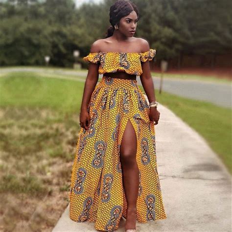 Robe Africaine Jaune African Clothing African Dresses For Women African Fashion