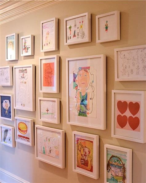15 Ways To Display Kids Artwork In Your Home Organised Pretty Home