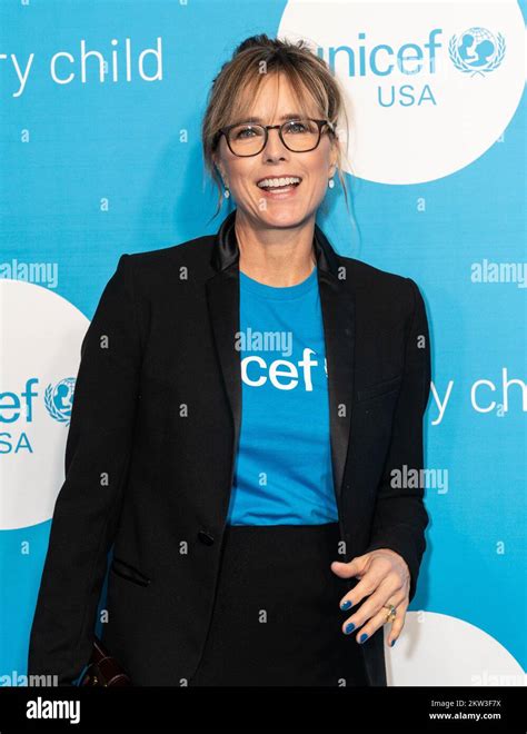 Tea Leoni Attends The 2022 Unicef Gala At The Glasshouse In New York On November 29 2022 Stock