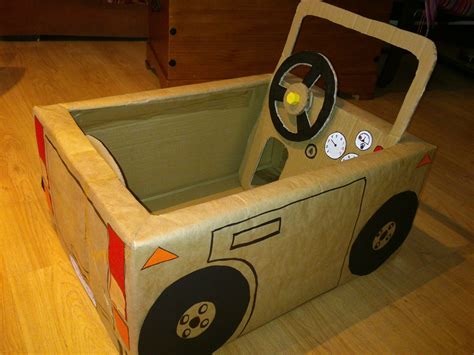 une jeep con imágenes coche de cartón modelo de papel juguetes de My