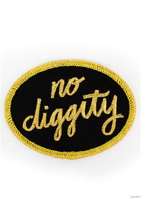 no diggity patch lost generation boho chic vintage and modern fashion pin and patches