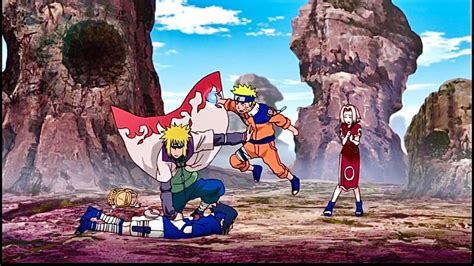 Minato Stops Naruto And Sasuke Naruto Shippuden 1080p 60fps