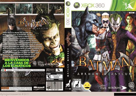 Batman Arkham Asylum Xbox 360 Box Art Cover By Huguiniopasento