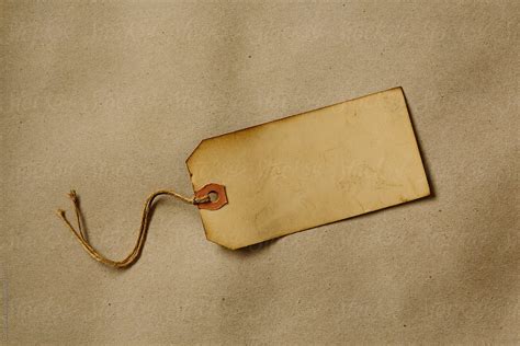 Old Stained Paper Tag With Blank Space By Stocksy Contributor David Smart Stocksy