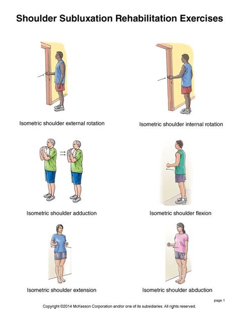 Shoulder Subluxation Exercise Occupational Therapy Activities