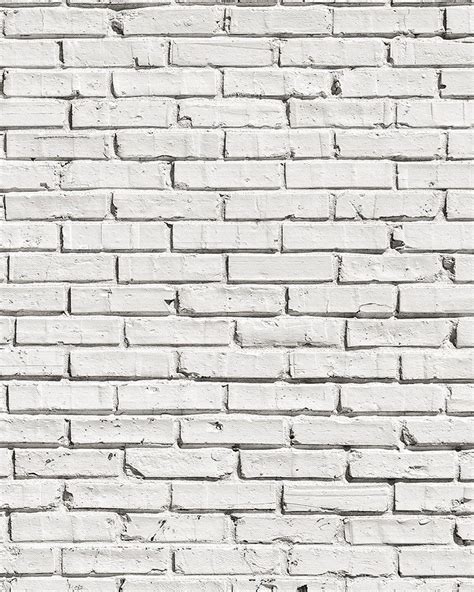 White Brick Wall Mural White Brick Walls White Brick Brick Wall