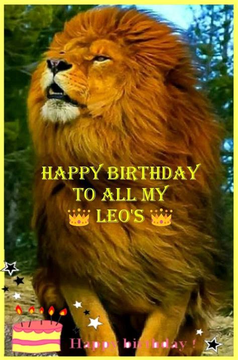 Leo Lion Birthday Images Birthdayzi