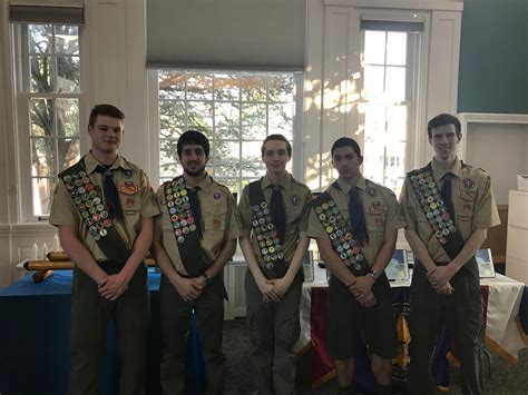 Members Of Troop Receive Eagle Scout Court Of Honor Herald