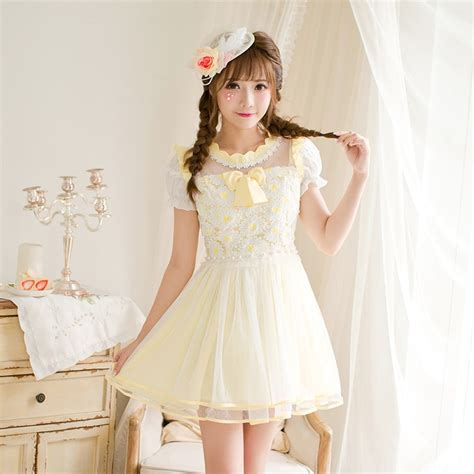 Princess Sweet Lolita Candy Rain Dress Japanese Chiffon Dress Japanese