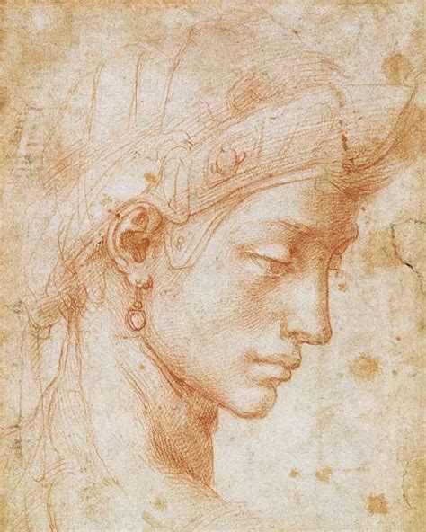Idealgesicht Michelangelo Buonarroti Als Kunstdruck Oder Gemälde