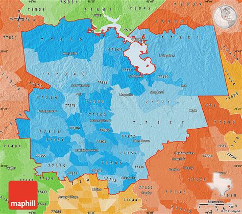 Political Shades Map Of Zip Codes Starting With 773