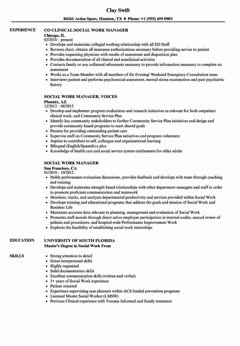 50 Social Work Resume Sample That You Should Know