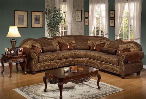 Deborah Traditional Sectional Sofa Style Traditional Living Room Furniture Elegant Sofa Sets