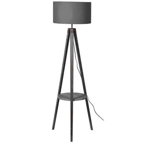 Xsa016 Grey Wooden Tripod Floor Lamp Interior Flair