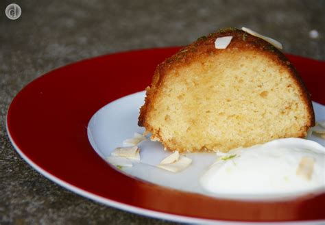 Lime And Coconut Syrup Cake