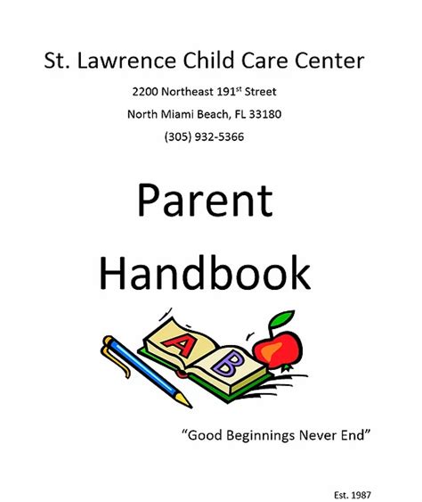 Parents Handbooks Child Care Center