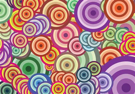 Colorful Circles Vectors Vector Art And Graphics