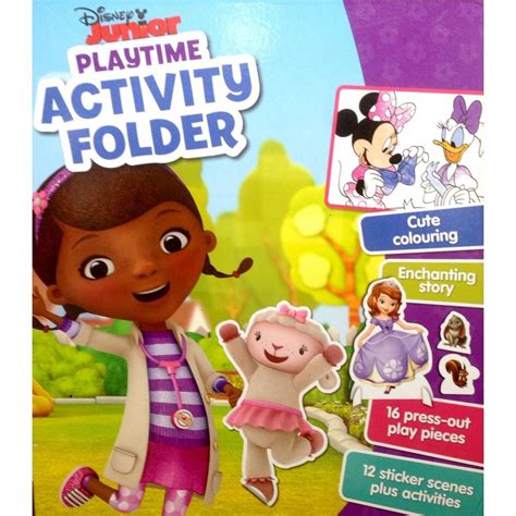 Disney Junior Playtime Activity Folder Big W