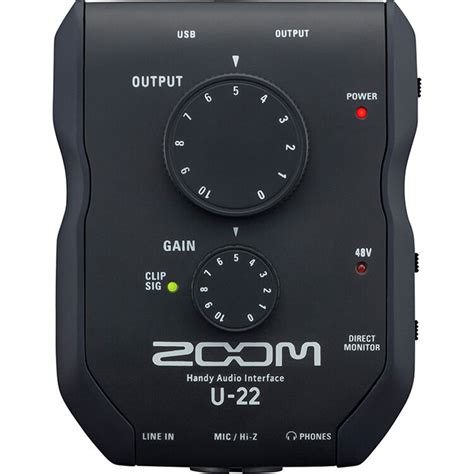 Zoom U 22 Usb B Audio Interface Zu22 Bandh Photo Video