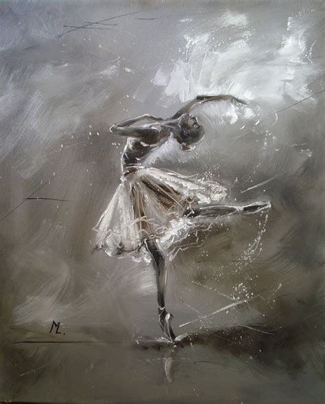 Artfinder Ballerina By Monika Luniak Oil On Canvas Signed With A